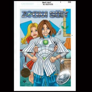 52 - ZOOM SUIT #4 THIS LOOKS LIKE A JOB FOR ZOOM LITHOGRAPH BY BILLY DALLAS PATTON COLOR STUDIO PROOF