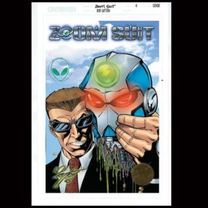 54 - ZOOM SUIT #4 I KILLED HIM WELL LITHOGRAPH BY BOB LAYTON COLOR STUDIO PROOF