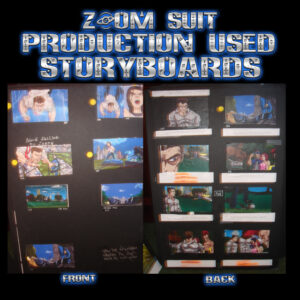 A_ZOOM SUIT_ANIMATION_STORYBOARD_PRODUCTION USED STORYBOARDS_36x24 DOUBLE SIDED