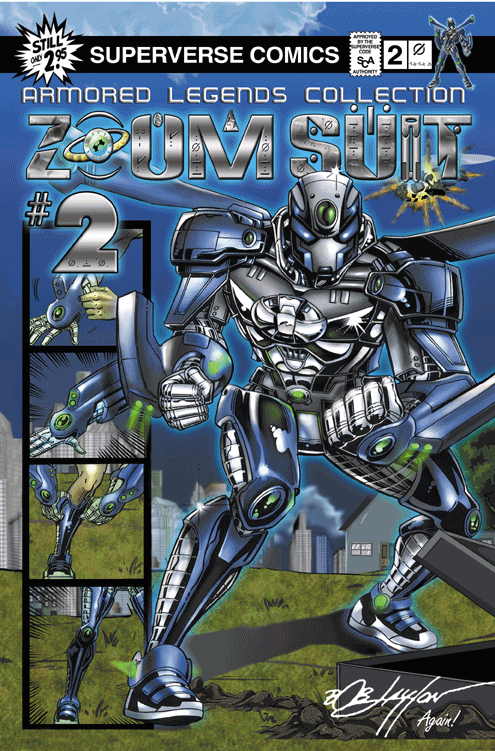 Cover C Zoom Suit #2 Armored Legends 1-25 Incentive By Bob Layton