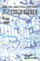 Cover F Zoom Suit #3 Sketch Edition By Bart Sears