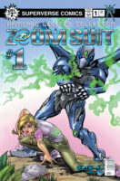 Cover H Zoom Suit #1 Armored Legends 1-20 Incentive By Bart Sears