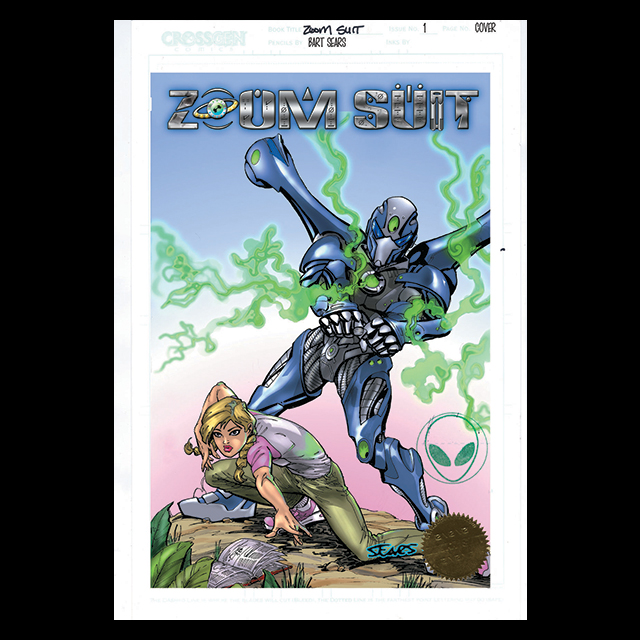 ZOOM SUIT #1 ARMORED LEGENDS LITHOGRAPH COLLECTION COLOR STUDIO PROOFS