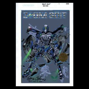 ZOOM SUIT #1 ARMORED LEGENDS LITHOGRAPH COLOR STUDIO PROOFS_GENE COLAN