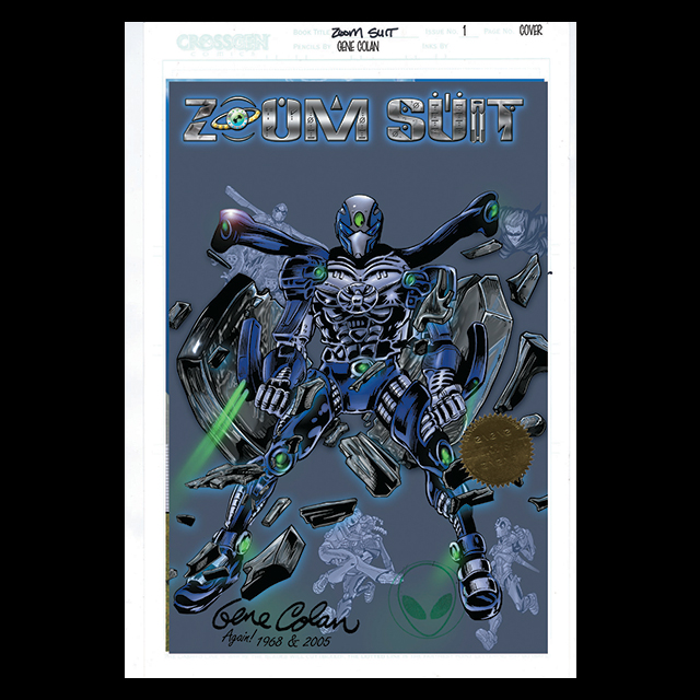 ZOOM SUIT #1 ARMORED LEGENDS LITHOGRAPH COLLECTION COLOR STUDIO PROOFS