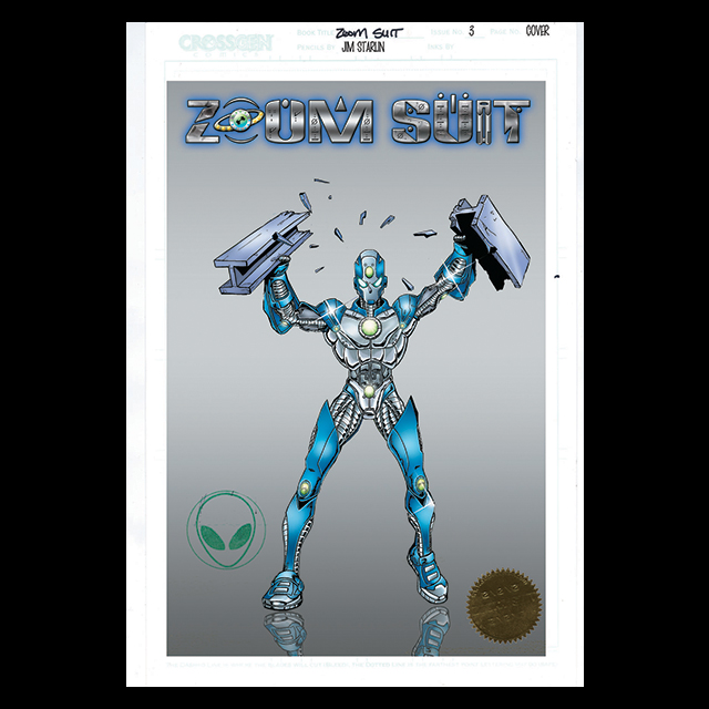 ZOOM SUIT #1 ARMORED LEGENDS LITHOGRAPH COLLECTION COLOR STUDIO PROOFS
