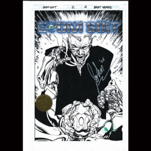 ZOOM SUIT #2 AUTOGRAPHED LITHOGRAPH COLLECTION PENCILS & INK STUDIO PROOFS_A_BART SEARS_SIMON VICTORIOUS