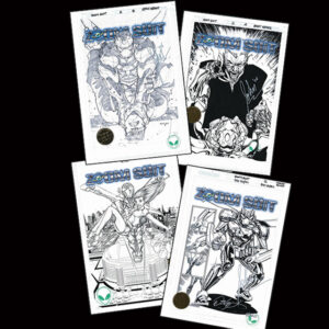 ZOOM SUIT #2 AUTOGRAPHED LITHOGRAPH COLLECTION PENCIL & INK STUDIO PROOFS