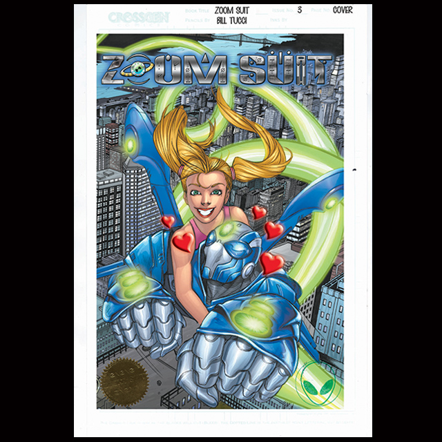 ZOOM SUIT #3 AUTOGRAPHED LITHOGRAPH COLLECTION COLOR STUDIO PROOFS