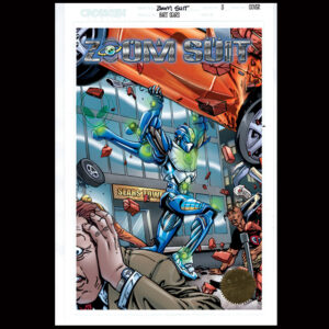 ZOOM SUIT #3 AUTOGRAPHED LITHOGRAPH COLLECTION COLOR STUDIO PROOFS_C_BART SEARS_AL_IN ACTION