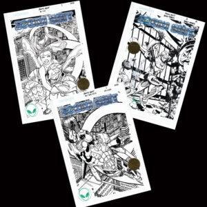 ZOOM SUIT #3 AUTOGRAPHED LITHOGRAPH COLLECTION PENCIL & INK STUDIO PROOFS