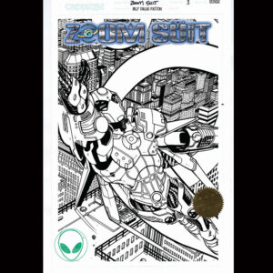 ZOOM SUIT #3 AUTOGRAPHED LITHOGRAPH COLLECTION PENCILS & INK STUDIO PROOFS_B_BILLY DALLAS PATTON_ZOOM