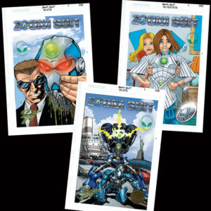 ZOOM SUIT #4 AUTOGRAPHED LITHOGRAPH COLLECTION COLOR STUDIO PROOFS