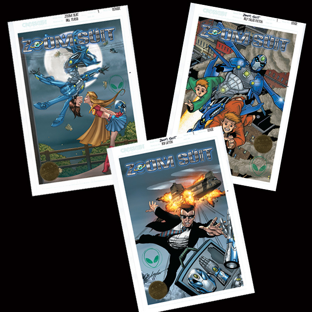 ZOOM SUIT #1 AUTOGRAPHED LITHOGRAPH COLLECTION COLOR STUDIO PROOFS