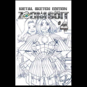 ZOOM SUIT #4 METAL SKETCH EDITION VARIANT BILLY DALLAS PATTON